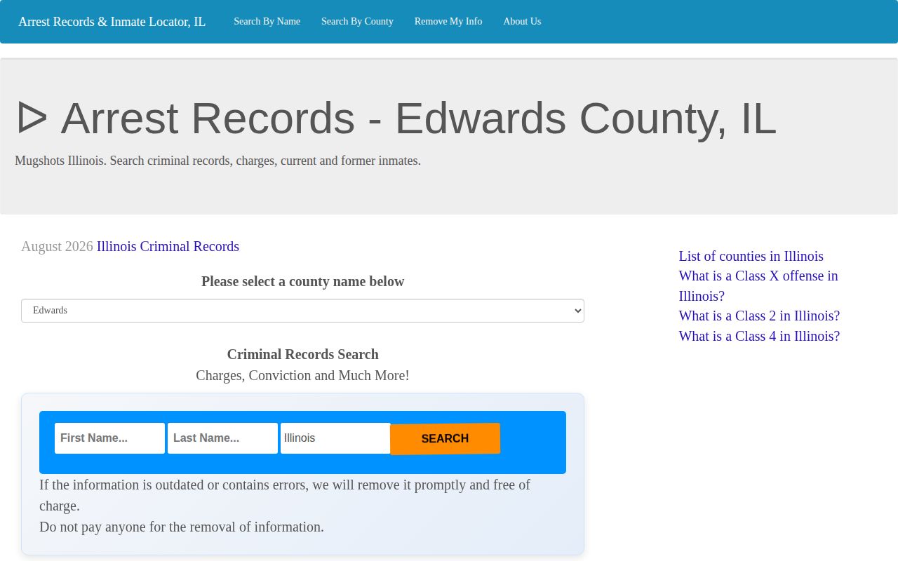 Unofficial Illinois Prison Talk Edwards state custody archive